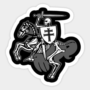 The Knight. The chase. Sticker
